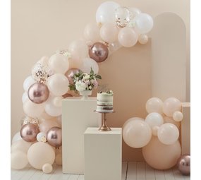 Ginger Ray Balloonbow Kit Rose Gold, Peach, White | 70 balloons Ginger Ray Balloonbow Kit Rose Gold, Peach, White | 70 balloons