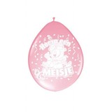 Folat Ballon Hourra une fille 8 pièces