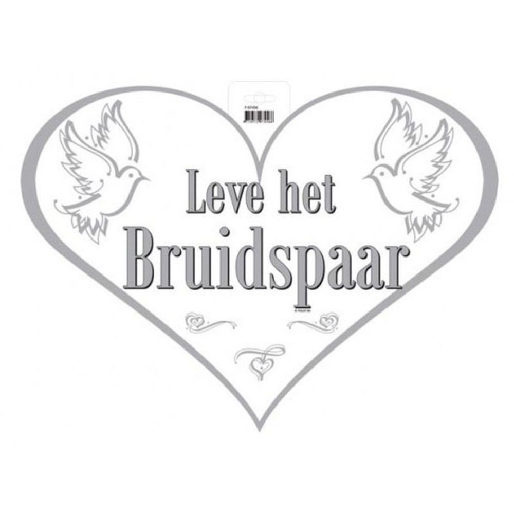 Folat Deurbord Leve het bruidspaar Folat Deurbord Leve het bruidspaar