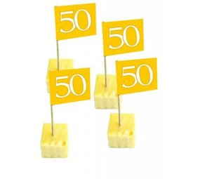 Folat Prikkers 50 jaar getrouwd 50 stuks Folat Prikkers 50 jaar getrouwd 50 stuks