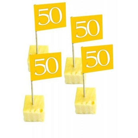 Folat Prikkers 50 jaar getrouwd 50 stuks Folat Prikkers 50 jaar getrouwd 50 stuks