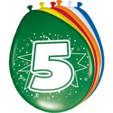 Folat Ballons 5 ans 30cm | 8 pièces