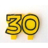 Folat Bougie 30 ans jaune Folat Bougie 30 ans jaune
