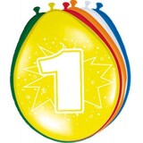 Ballons 1 an | 8 pièces