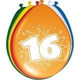 Folat Balloons 16 years 30cm | 8 pieces Folat Balloons 16 years 30cm | 8 pieces