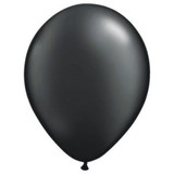 Schwarze Luftballons Metallic 30 cm | 10 Stück