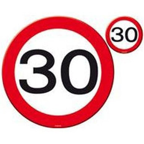 Folat Placemat met onderzetter 30 jaar | 4 stuks