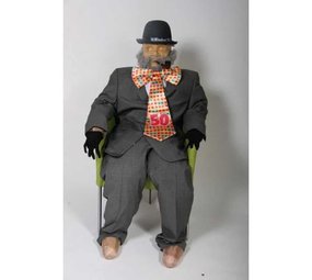 Folat Pop van stof kaal voor Abraham of Sarah | 185cm Folat Pop van stof kaal voor Abraham of Sarah | 185cm