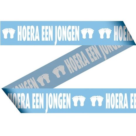 Folat Afzetlint Geboorte jongen | 15 meter