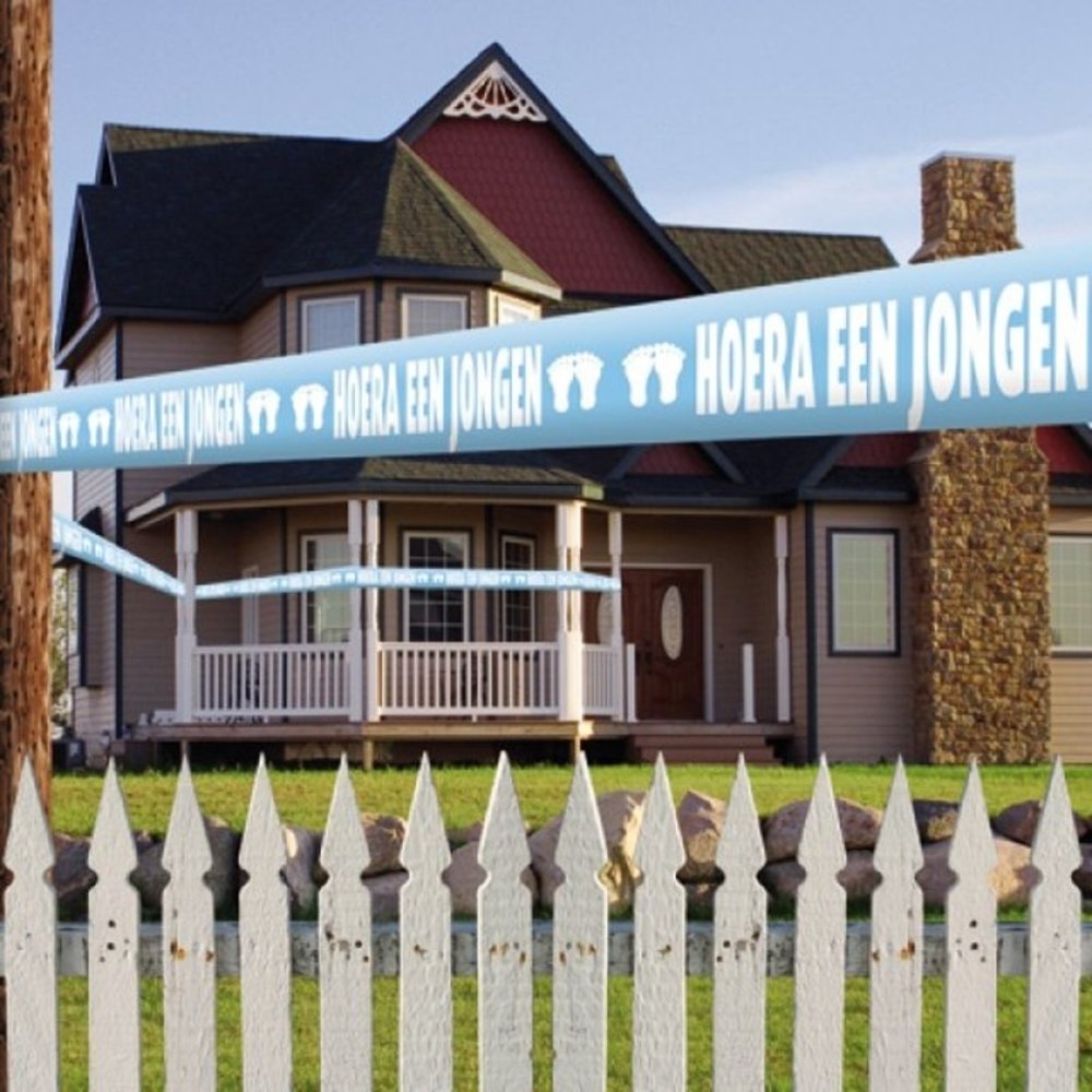 Folat Barrier tape Birth of boy | 15 meters Folat Barrier tape Birth of boy | 15 meters