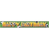 Unique Party Fußball-Banner „Happy Birthday“, 3,5 m | pro Stück Unique Party Fußball-Banner „Happy Birthday“, 3,5 m | pro Stück