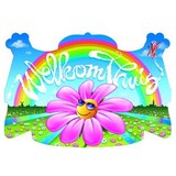 Deurbord Welkom Thuis bloem Deurbord Welkom Thuis bloem