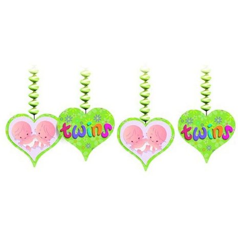 Decoration Spiral Twins - Tweeling 3 pieces Decoration Spiral Twins - Tweeling 3 pieces