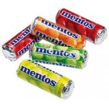 Mini Mentos fruitsmaak snoep per stuk Mini Mentos fruitsmaak snoep per stuk