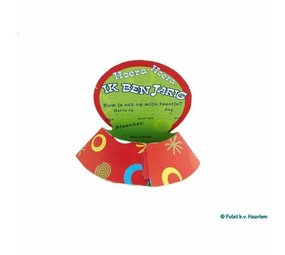 Folat Invitation hurray je suis anniversaire 8 pièces