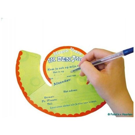 Folat Invitation hurray je suis anniversaire 8 pièces Folat Invitation hurray je suis anniversaire 8 pièces