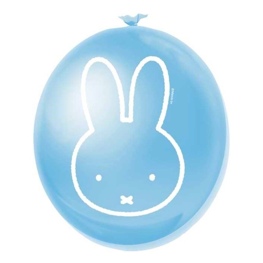 Haza - Witbaard Balloon Miffy Naissance Boy 6 pièces