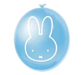 Haza - Witbaard Balloon Miffy Birth boy 6 pieces Haza - Witbaard Balloon Miffy Birth boy 6 pieces