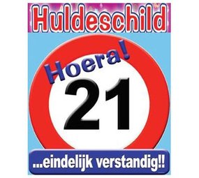 Verkehrstürbrett 21 Jahre alt ca. 50 cm