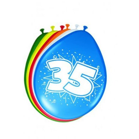 Ballon 35 ans 8 pièces Ballon 35 ans 8 pièces