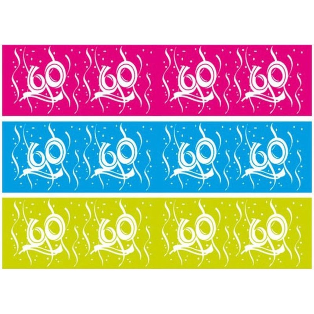 Folat Afzetlint 60 jaar limegroen Folat Afzetlint 60 jaar limegroen