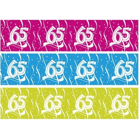 Folat Afzetlint 65 jaar lime - groen Folat Afzetlint 65 jaar lime - groen