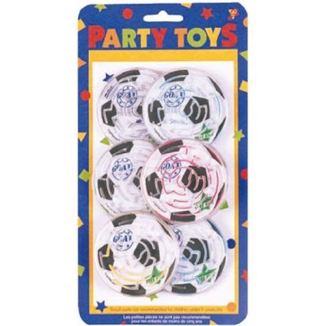 Amscan Fußball-Geduldsspiele 7x7cm | 8 Stück Amscan Fußball-Geduldsspiele 7x7cm | 8 Stück