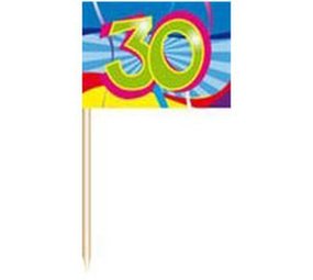 Folat Prikkers 30 jaar 50 stuks