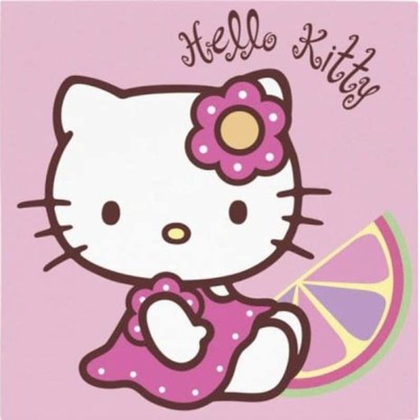 Servet Hello Kitty Bamboo 20 stuks Servet Hello Kitty Bamboo 20 stuks
