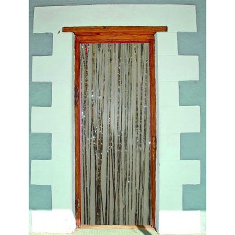 Godan Door curtain Foil Silver 100x200cm