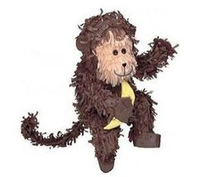 Amscan Pinata 3D singe | 51x21cm Amscan Pinata 3D singe | 51x21cm