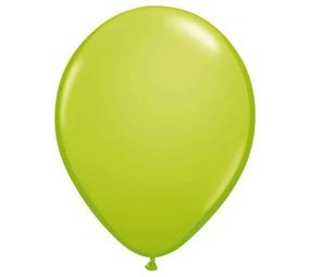 Lime groene ballonnen metallic | 100 stuks
