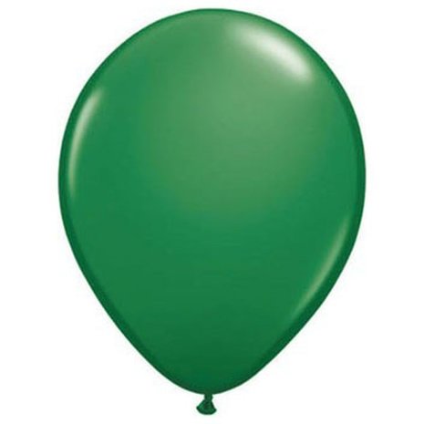 Dark green balloons 100 pieces Dark green balloons 100 pieces