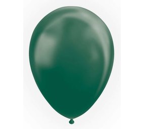 Donkergroene ballonnen metallic | 100 stuks Donkergroene ballonnen metallic | 100 stuks