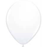 White balloons Metallic 30cm | 100 pieces