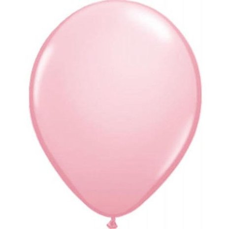 Roze ballonnen metallic 30cm | 100 stuks