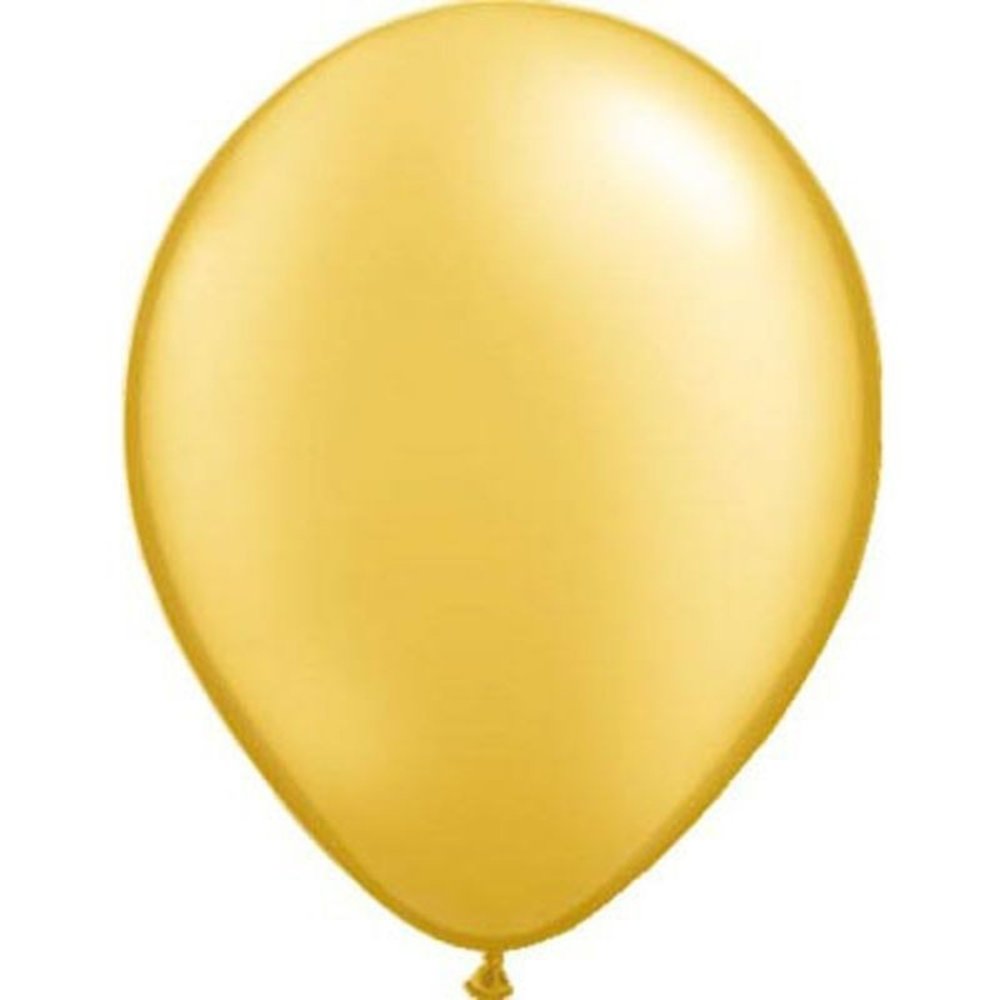 Gouden Ballonnen metallic  | 100 stuks Gouden Ballonnen metallic  | 100 stuks