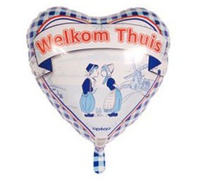 Folat Folie Ballon Welkom Thuis 45cm | Leeg geleverd Folat Folie Ballon Welkom Thuis 45cm | Leeg geleverd