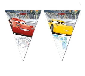 Procos Party Guirlande de drapeaux Cars 3 | 2,3 mètres