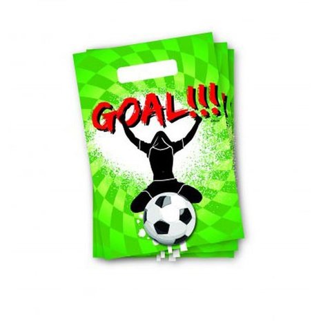 Haza - Witbaard Football Loot Bags Goal! 18x26cm | 6 pieces Haza - Witbaard Football Loot Bags Goal! 18x26cm | 6 pieces