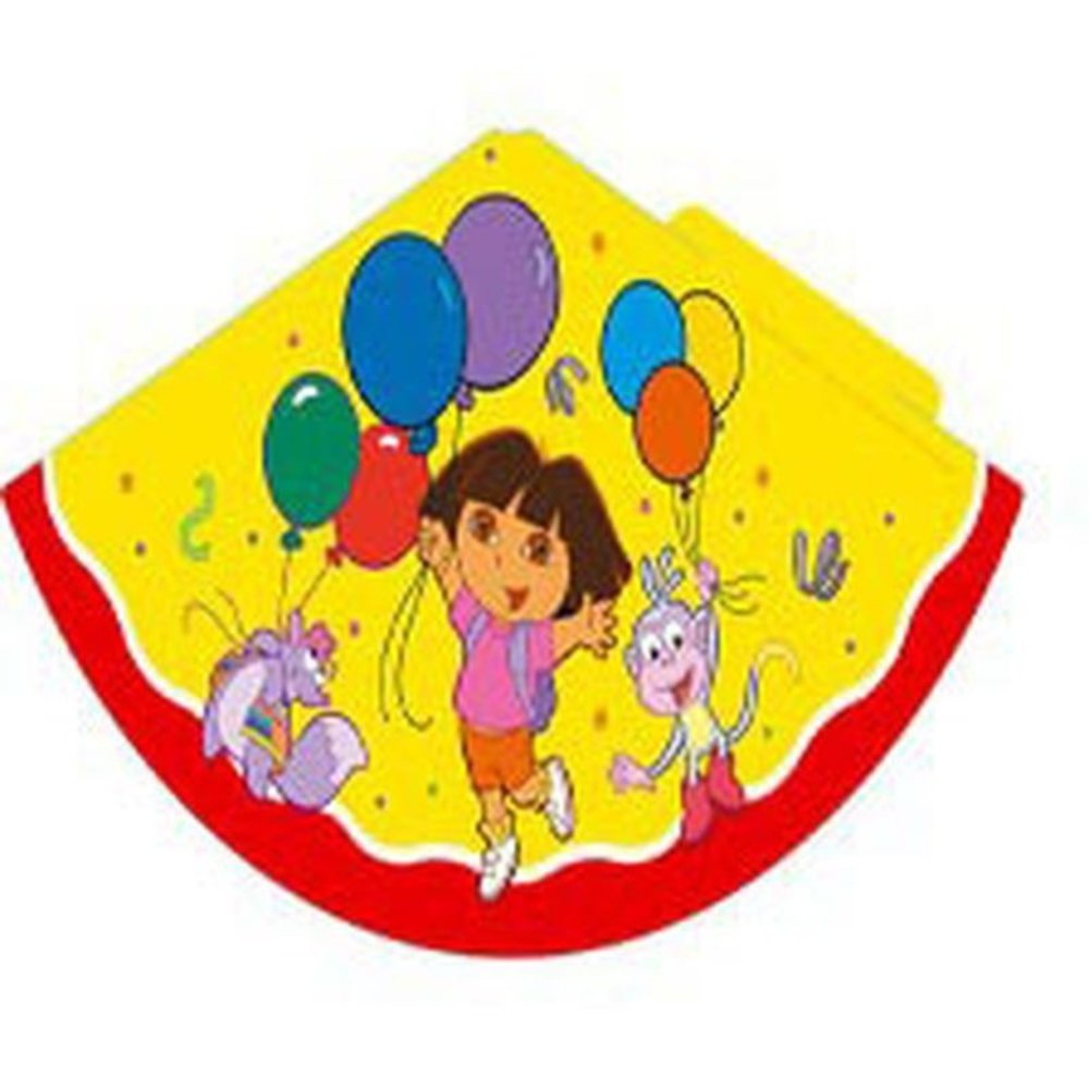 Hats dora yellow 6 pieces