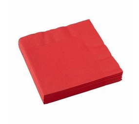 Napkin apple red 33x33cm | 20 pieces Napkin apple red 33x33cm | 20 pieces