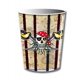 Folat Beker Red Pirate | 8 stuks Folat Beker Red Pirate | 8 stuks