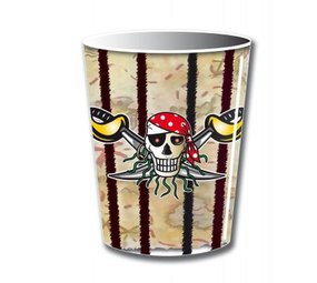 Folat Beker Red Pirate | 8 stuks Folat Beker Red Pirate | 8 stuks