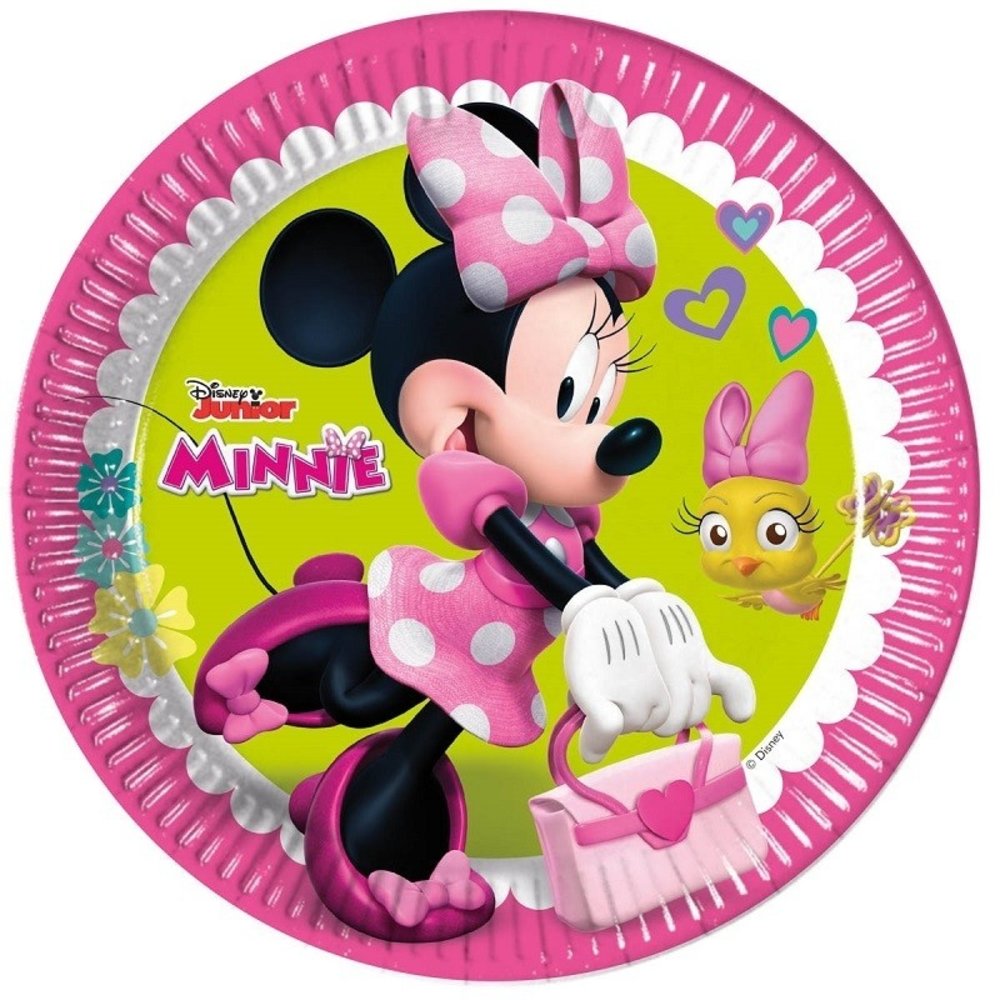 Procos Party Signs Minnie Mouse Lime-Pink 23cm | 8 pieces Procos Party Signs Minnie Mouse Lime-Pink 23cm | 8 pieces