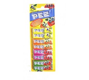 Pez remplissage de 8 morceaux de fruits de goût