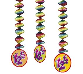 Decoration spiral 12.5 years 3 pieces Decoration spiral 12.5 years 3 pieces