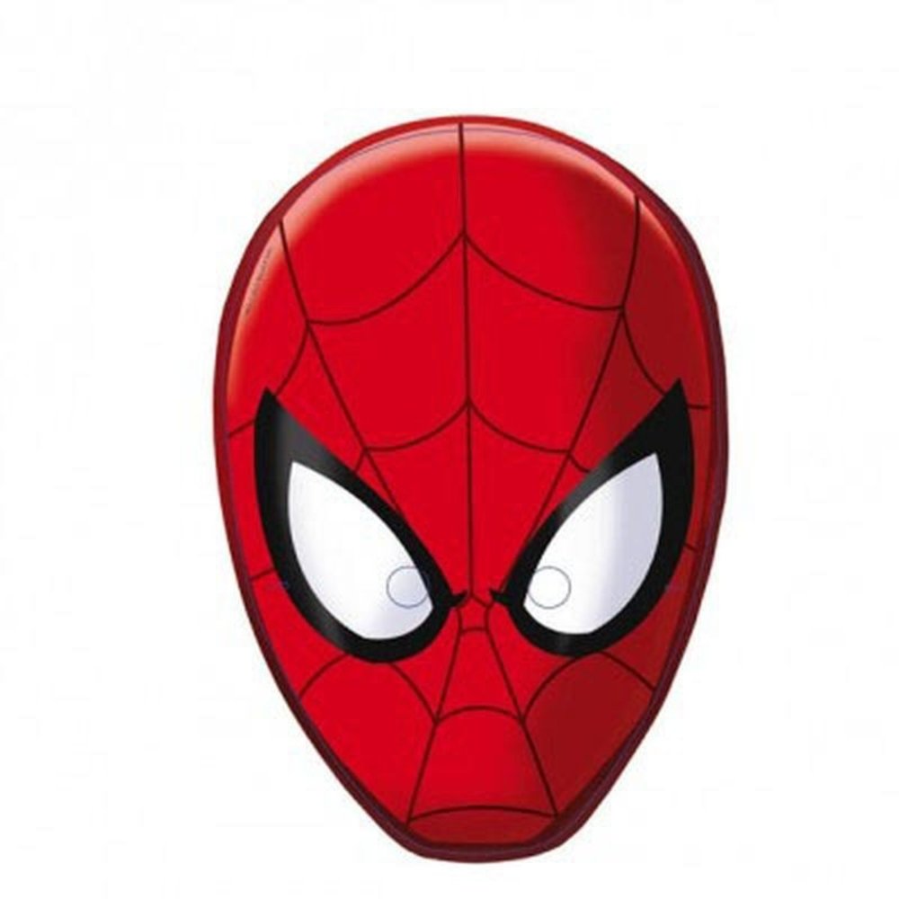 Masker Spiderman | 6 stuks Masker Spiderman | 6 stuks