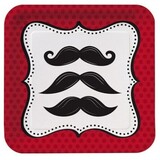 Plate Mustache Madness | 8 pieces Plate Mustache Madness | 8 pieces