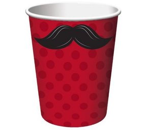 Cup Schnurrbart Wahnsinn 8 Stück Cup Schnurrbart Wahnsinn 8 Stück